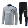 Inter Milan Trainings Sweatshirt Quarter-zip 2024-25 Grijze - Kids